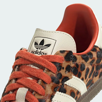 AD Samba Women's Red Leopard Sneakers