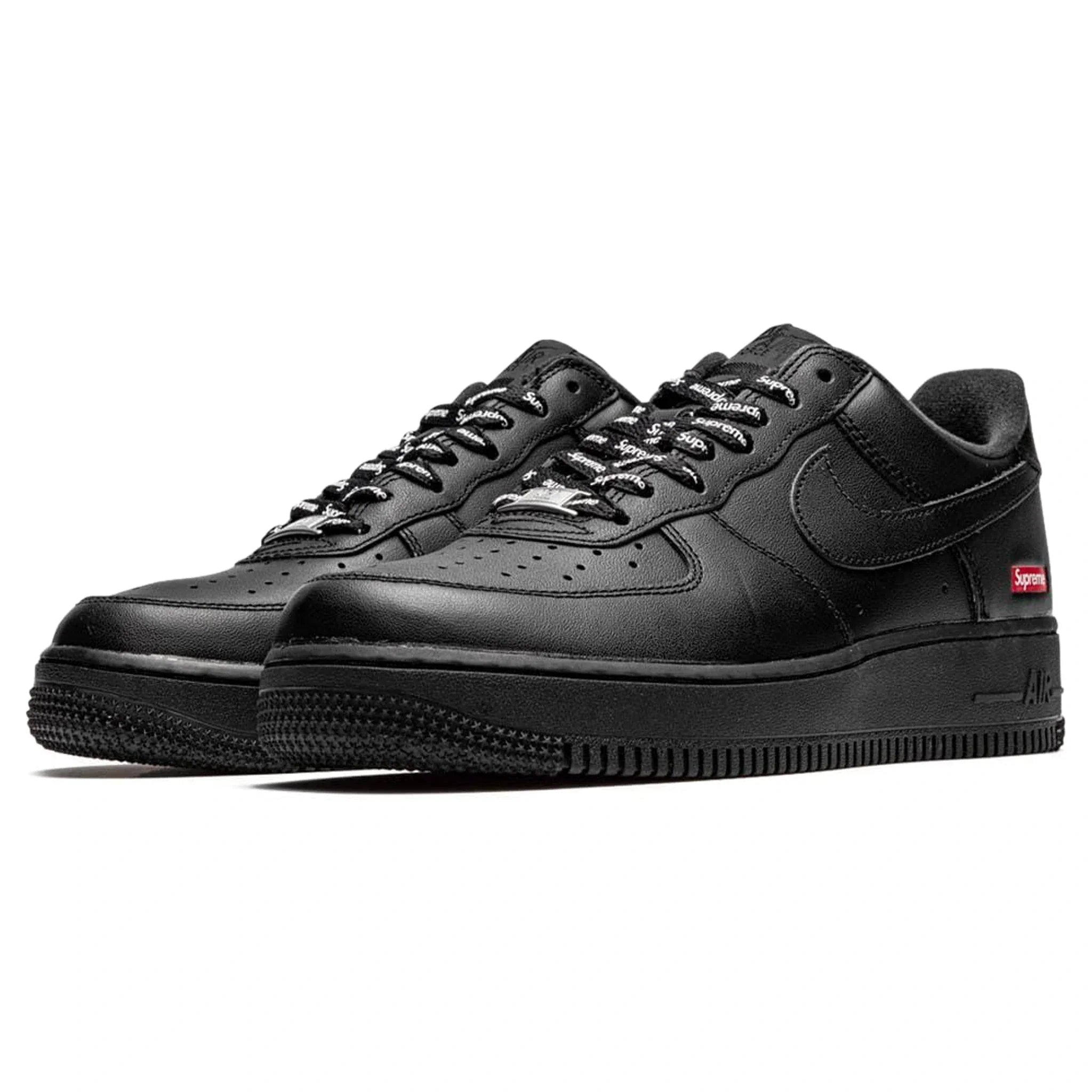 Supreme Air Force 1 Low Black Box Logo