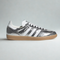 AD Samba OG Women's Silver Metallic Cracked Leather Sneakers